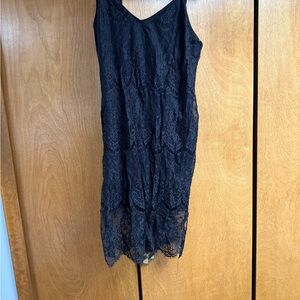 Forever 21 Black Lace Detail Dress